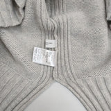 TOMORROWLAND tricot ウールカシミヤ2wayプルオーバー 定価18700円 11-02-95-02631 サイズL セーター ニット グレー レディース トゥモローランド【中古】6-0809T∞