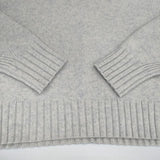 TOMORROWLAND tricot ウールカシミヤ2wayプルオーバー 定価18700円 11-02-95-02631 サイズL セーター ニット グレー レディース トゥモローランド【中古】6-0809T∞