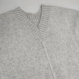 TOMORROWLAND tricot ウールカシミヤ2wayプルオーバー 定価18700円 11-02-95-02631 サイズL セーター ニット グレー レディース トゥモローランド【中古】6-0809T∞