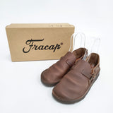 Fracap SANDALO R005 サイズ39 レザー革 シューズ・靴 ブラウン レディース フラカップ【中古】6-0223G◎