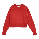 SLOBE IENA echecs クルーネックプルオーバー定価12100円 セーター ニット 24AW レッド レディース スローブイエナ【中古】6-0207T♪