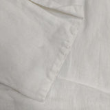 Traditional Weatherwear リネン SLIT SIV BN TOP ワイド ブラウス シャツ ホワイト レディース トラディショナルウェザーウェア【中古】6-0517M∞