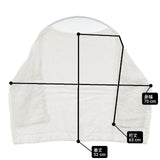 Traditional Weatherwear リネン SLIT SIV BN TOP ワイド ブラウス シャツ ホワイト レディース トラディショナルウェザーウェア【中古】6-0517M∞