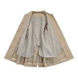 MARGARET HOWELL 578-112201 ライナー付き コットン サイズ1 日本製 ステンカラーコート ベージュ レディース マーガレットハウエル【中古】6-0329M△