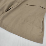 MARGARET HOWELL 578-112201 ライナー付き コットン サイズ1 日本製 ステンカラーコート ベージュ レディース マーガレットハウエル【中古】6-0329M△