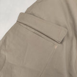 MARGARET HOWELL 578-112201 ライナー付き コットン サイズ1 日本製 ステンカラーコート ベージュ レディース マーガレットハウエル【中古】6-0329M△