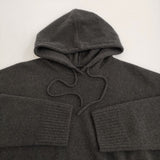 evam eva press wool parka プレスウールパーカー 定価34100円 E253K177 ニット パーカー 25AW ブラック レディース エヴァムエヴァ【中古】6-0203T♪