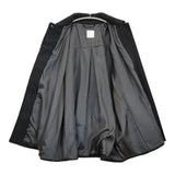 KURASHI&Trips foufouコラボ 「シックに、かろやか」バックベルトのウールコート M 定価36300円 25AW ブラック レディース クラシアンドトリップス/北欧、暮らしの道具店【中古】6-0203T♪