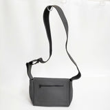 sonor ソナー TOFU カタカナ別注 レザーバッグ 定価24200円 ショルダーバッグ チャコールグレー レディース【中古】6-0203G♪