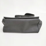 sonor ソナー TOFU カタカナ別注 レザーバッグ 定価24200円 ショルダーバッグ チャコールグレー レディース【中古】6-0203G♪