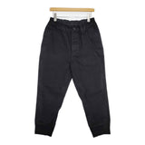 MHL. 595-2240502 WORN COTTON DRILL TROUSERS ジョガーパンツ 定価33000円 パンツ ブラック レディース エムエイチエル【中古】6-0329G△