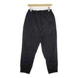 MHL. 595-2240502 WORN COTTON DRILL TROUSERS ジョガーパンツ 定価33000円 パンツ ブラック レディース エムエイチエル【中古】6-0329G△