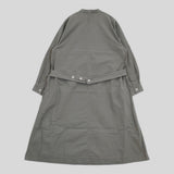 MHL. 595-4158504 WASHED COTTON POPLIN 定価35200円 サイズ2 ワンピース 24SS チャコールグレー レディース エムエイチエル【中古】6-0329M△