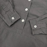 MHL. 595-4158504 WASHED COTTON POPLIN 定価35200円 サイズ2 ワンピース 24SS チャコールグレー レディース エムエイチエル【中古】6-0329M△