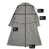 MHL. 595-4158504 WASHED COTTON POPLIN 定価35200円 サイズ2 ワンピース 24SS チャコールグレー レディース エムエイチエル【中古】6-0329M△