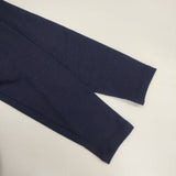 HAND ROOM 8303-1205 日本製 ウールジャージ ニット ワンピース ネイビー レディース ハンドルーム【中古】6-0809T∞