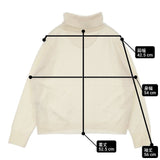 MARGARET HOWELL/JOHN SMEDLEY 未使用品 ウール タートルネック イギリス製 セーター ニット ベージュ レディース マーガレットハウエル/ジョンスメドレー【中古】6-0809T∞