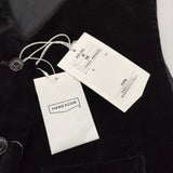 HAND ROOM 未使用品 別珍ベスト 定価28600円 サイズM 8233-2503 ベスト ブラック レディース ハンドルーム【中古】6-0207T♪