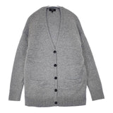 theory カシミヤ混 Lana Cash Boxy OS Cardi J サイズS カーディガン グレー レディース セオリー【中古】6-0802T∞