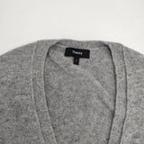 theory カシミヤ混 Lana Cash Boxy OS Cardi J サイズS カーディガン グレー レディース セオリー【中古】6-0802T∞