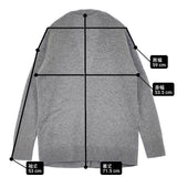 theory カシミヤ混 Lana Cash Boxy OS Cardi J サイズS カーディガン グレー レディース セオリー【中古】6-0802T∞