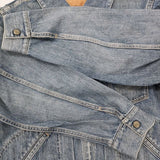 45R/45rpm ライ麦デニムの908クロスビーGジャン（インディゴ 淡） 定価69300円 デニムジャケット 24SS Lブルー レディース フォーティーファイブアールピーエム【中古】6-0207M♪