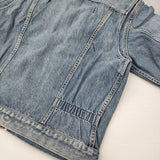 45R/45rpm ライ麦デニムの908クロスビーGジャン（インディゴ 淡） 定価69300円 デニムジャケット 24SS Lブルー レディース フォーティーファイブアールピーエム【中古】6-0207M♪