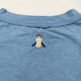 45R/45rpm 葉山ものがたりモントック 刺繍908 45星Tシャツ 定価16500円 長袖 カットソー ロンＴ ライトブルー レディース フォーティーファイブアールピーエム【中古】6-0207M♪