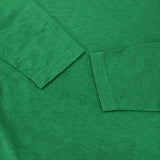 45R/45rpm 四角Tシャツ コットン サイズ1 長袖Ｔシャツ カットソー ロンＴ グリーン レディース フォーティーファイブアールピーエム【中古】6-0329M△