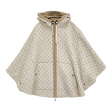 LOUIS VUITTON ウール×シルク リバーシブルポンチョ サイズTU ポンチョ 2024年 ベージュ レディース ルイ・ヴィトン【中古】6-0207T♪