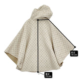 LOUIS VUITTON ウール×シルク リバーシブルポンチョ サイズTU ポンチョ 2024年 ベージュ レディース ルイ・ヴィトン【中古】6-0207T♪