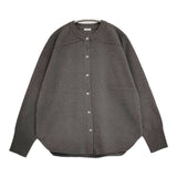 homspun ラム12Gクルーネックカーディガン 定価28600円 252-7931 カーディガン 25AW ブラウン系 レディース ホームスパン【中古】6-0207T♪