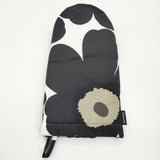 marimekko 新品 unikko ウニッコ オーブンミトン 鍋つかみ 手袋 ブラック ホワイト ユニセックス マリメッコ【中古】6-0530G∞