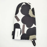marimekko 新品 unikko ウニッコ オーブンミトン 鍋つかみ 手袋 ブラック ホワイト ユニセックス マリメッコ【中古】6-0530G∞