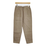 evam eva linen narrow pants リネンナローパンツ 定価28600円 E213T027 サイズ1 イージー パンツ ベージュ レディース エヴァムエヴァ【中古】6-0328M♪