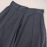 MARGARET HOWELL COTTON CHAMBRAY SKIRT 定価39600円 サイズ1 ロングスカート 23AW ネイビー レディース マーガレットハウエル【中古】6-0328G♪
