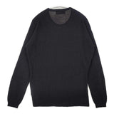 JOHN SMEDLEY エクストラファインメリノウール イギリス製 セーター ニット ブラック レディース ジョンスメドレー【中古】6-0802T∞