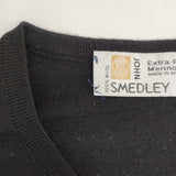 JOHN SMEDLEY エクストラファインメリノウール イギリス製 セーター ニット ブラック レディース ジョンスメドレー【中古】6-0802T∞