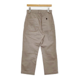 MHL. NATURAL COTTON TWILL TROUSERS 定価31900円 サイズ1 595-5243201 パンツ 25AW グレージュ レディース エムエイチエル【中古】6-0207G♪