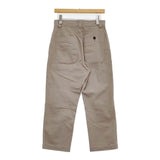 MHL. NATURAL COTTON TWILL TROUSERS 定価31900円 サイズ1 595-5243201 パンツ 25AW グレージュ レディース エムエイチエル【中古】6-0207G♪