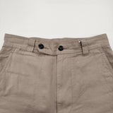 MHL. NATURAL COTTON TWILL TROUSERS 定価31900円 サイズ1 595-5243201 パンツ 25AW グレージュ レディース エムエイチエル【中古】6-0207G♪