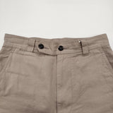 MHL. NATURAL COTTON TWILL TROUSERS 定価31900円 サイズ1 595-5243201 パンツ 25AW グレージュ レディース エムエイチエル【中古】6-0207G♪