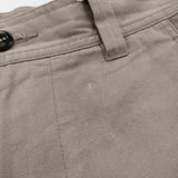 MHL. NATURAL COTTON TWILL TROUSERS 定価31900円 サイズ1 595-5243201 パンツ 25AW グレージュ レディース エムエイチエル【中古】6-0207G♪