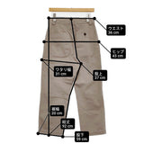 MHL. NATURAL COTTON TWILL TROUSERS 定価31900円 サイズ1 595-5243201 パンツ 25AW グレージュ レディース エムエイチエル【中古】6-0207G♪