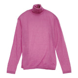 45R/45rpm ホール超ガーゼの908タートル 定価18700円 セーター ニット ピンク レディース フォーティーファイブアールピーエム【中古】6-0207M♪