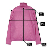 45R/45rpm ホール超ガーゼの908タートル 定価18700円 セーター ニット ピンク レディース フォーティーファイブアールピーエム【中古】6-0207M♪