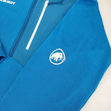 Mammut POLARTEC エナジー ライト ミッドレイヤー ハーフ ジップ プル トップス カットソー ブルー レディース マムート【中古】6-0509M∞