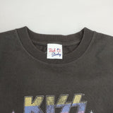 Rock Stanley ロックスタンレー PLRK-686 KISS バンドTシャツ 半袖Ｔシャツ カットソー チャコールグレー レディース【中古】6-0611S∞
