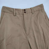 Morris&Sons コットン ストレッチ センタープレススラックス パンツ ベージュ レディース モリスアンドサンズ【中古】6-0802T∞