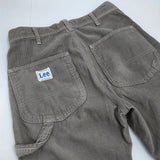 Lee/niko and... コーデュロイ ワークパンツ ペインターコールパンツ 定価12100円 サイズS パンツ グレー レディース リー/ニコアンド【中古】6-0802T∞